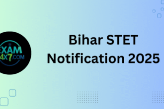 Bihar STET Notification 2025