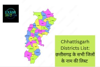 Chhattisgarh Districts List