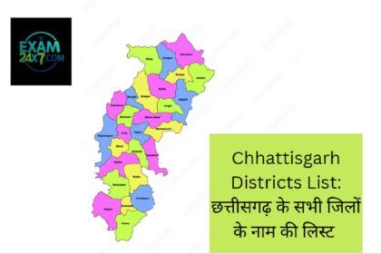 Chhattisgarh Districts List