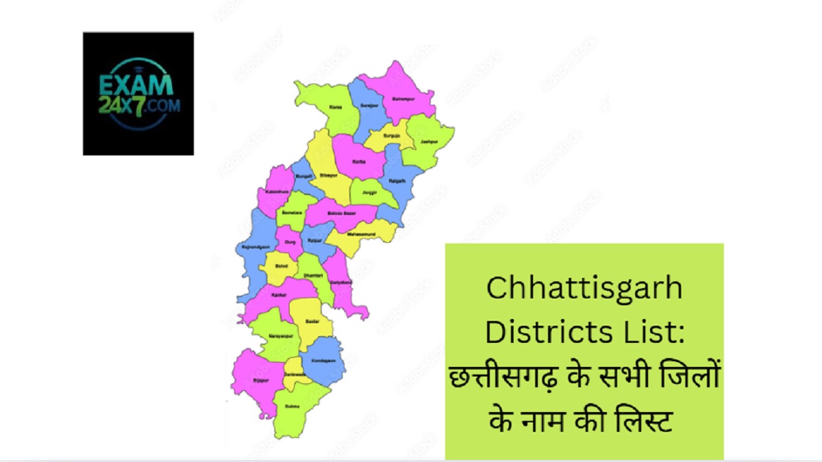 Chhattisgarh Districts List
