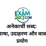 अनेकार्थी शब्द