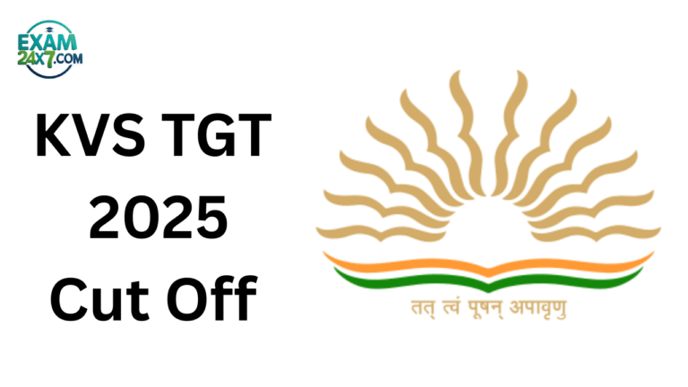 KVS TGT 2025 Cut Off
