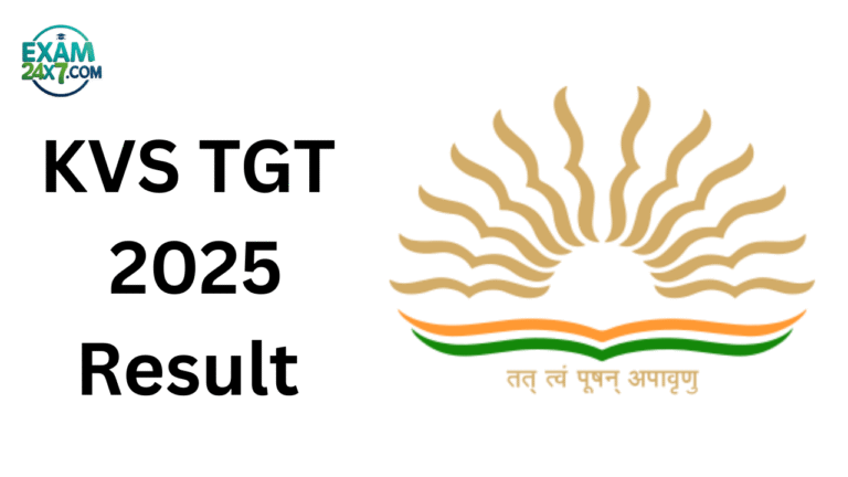 KVS TGT 2025 Result