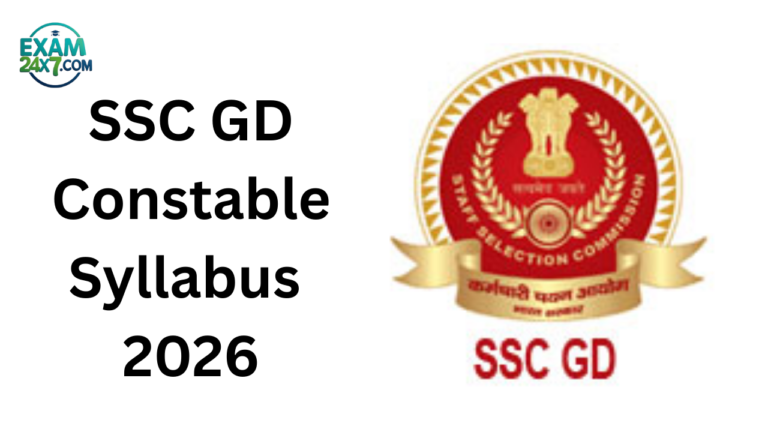 SSC GD Constable Syllabus