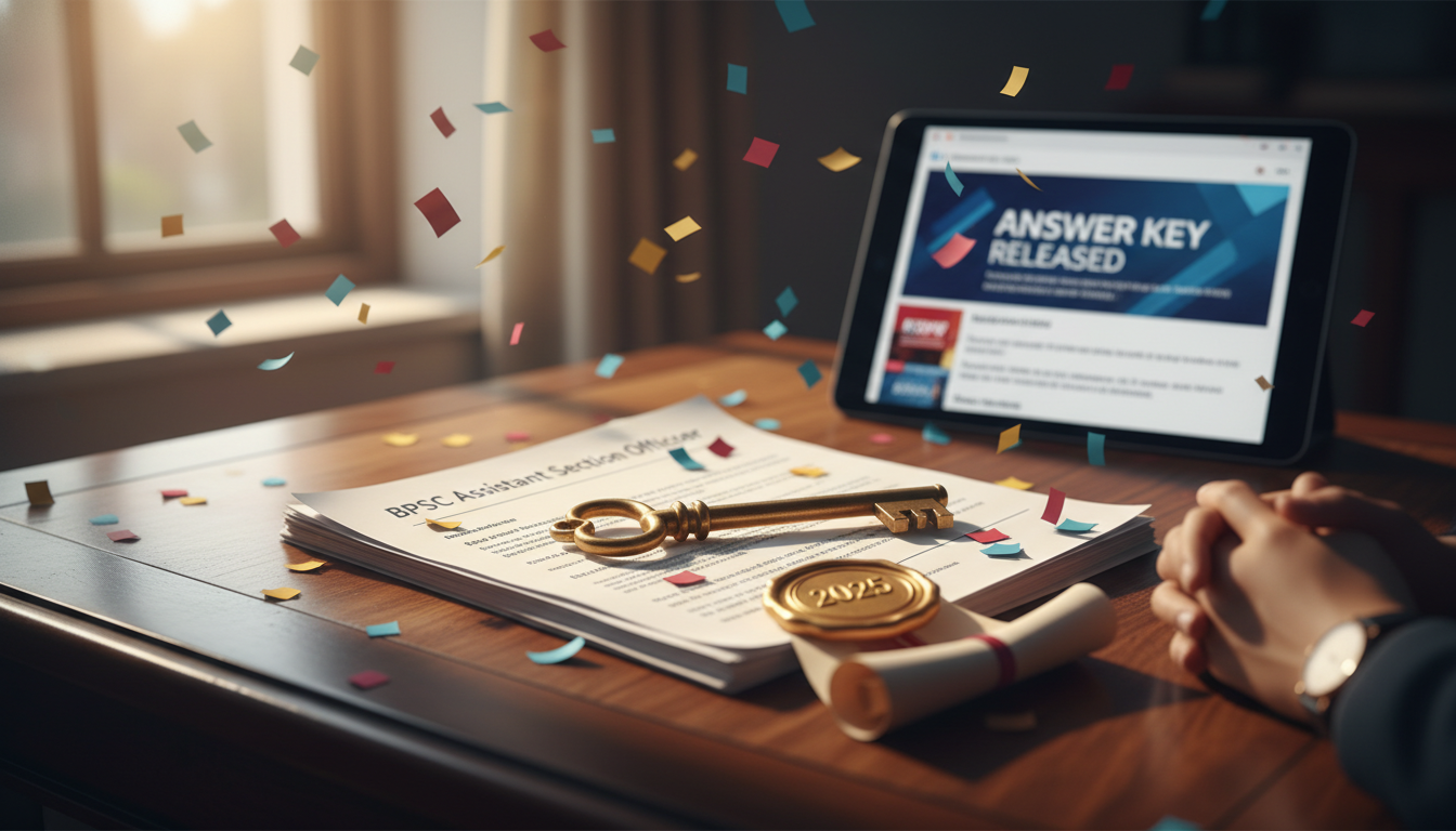 BPSC Assistant Section Officer Answer Key 2025 Out: Download Now