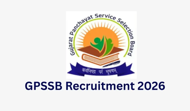 GPSSB Female Health Worker Recruitment 2026: Notification Released, Check Eligibility, Dates & How to Apply