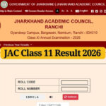 JAC 11th Result 2026 OUT! Check Jharkhand Board Class 11 Results Now!