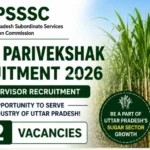 UPSSSC Cane Supervisor Vacancy 2026 Out: Notification for 1,182 Posts Released – Apply Online @upsssc.gov.in
