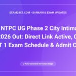 RRB NTPC UG Phase 2 City Intimation Slip 2026 Out: Direct Link Active, Check CBT 1 Exam Schedule & Admit Card Status