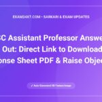 UPPSC Assistant Professor Answer Key 2026 Out: Direct Link to Download GDC Response Sheet PDF & Raise Objections